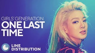 GIRLS' GENERATION - One Last Time (Line Distribution)