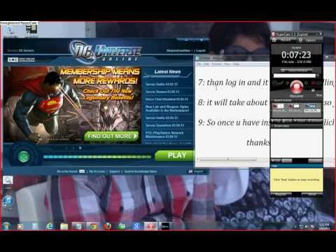 comment installer dc universe