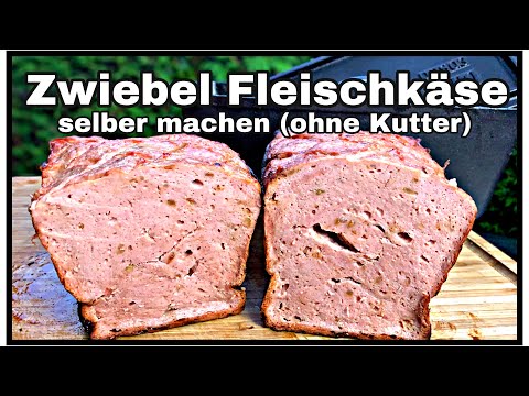 Zwiebel Fleischkäse selber machen (ohne Kutter)mit Küchenmaschine
