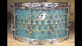 Pork Pie Percussion 8X14 Patina Brass Snare