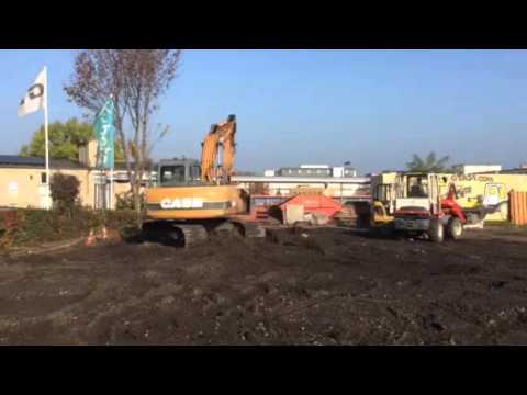 Baumaschinen im Einsatz