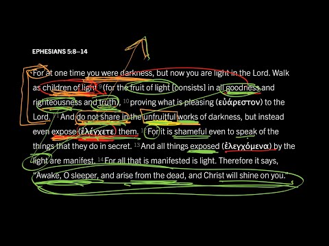 How Do We Expose Works of Darkness? Ephesians 5:8–14, Part 6