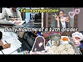 👩‍🏫Preparing for EXAM Daily routine: Full Week in my Life | 12th grade | Pragati shreya ✨️