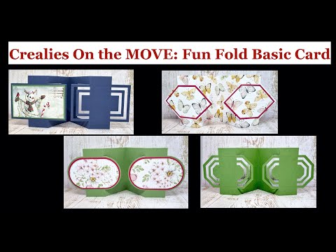 Crealies 23 09 04 On the MOVE; Fun Fold Basic Card (all languages)