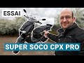 Test Super Soco CPX Pro : ce scooter électrique 125 envoie des watts !