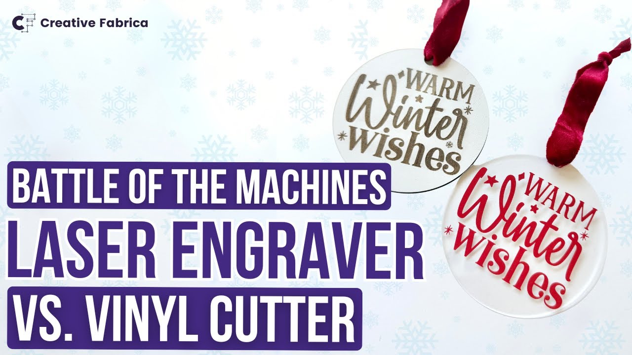 Battle of the Machines: Laser Engraver vs. Vinyl Cutter Using the Same SVG File