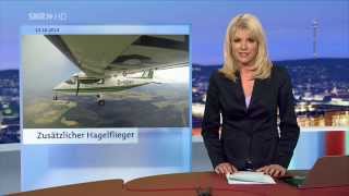 preview picture of video 'Zusätzlicher Hagelflieger von der wgv-Versicherung für Baden-Württemberg - Landesschau SWR HD'