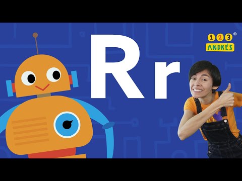 Canción de Letra R - "Prende La Radio" - Ra Re Ri Ro Ru - 123 Andrés - "Canta las Letras"