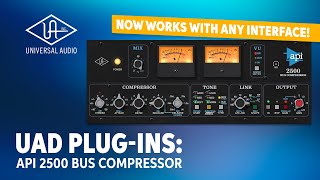 Video thumbnail for Universal Audio UAD API 2500 Bus Compressor Plug-in Demo by Sweetwater