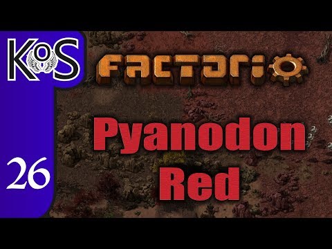 Factorio Pyanodon Red Ep 26: SQUIRRELY BLUE LIQUIDS - 0.16 - Gameplay, Let's Play