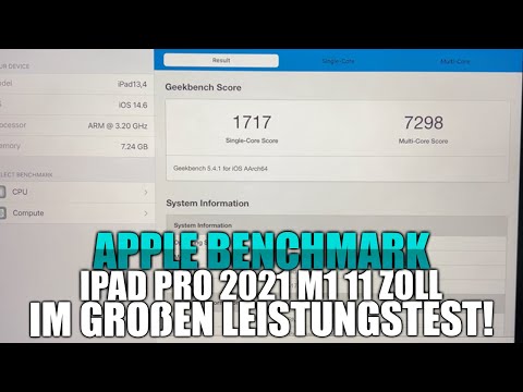 Apple iPad Pro 2021 11 Zoll M1 Chip | Benchmark & Spieletest | iPad Pro 2021 Review Deutsch/German