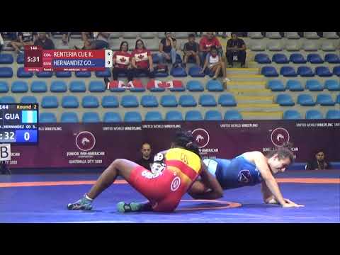 Round 2 WW - 59 kg: K. RENTERIA CUE (COL) v. S. HERNANDEZ GO (GUA)