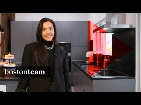 Unboxing - Stylish and Sleek Grey Modern German Kitchen in Lexington MA