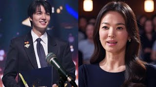 Download lagu Lee Min Ho Calls Song Hye Kyo “My God’s Gift” on Stage at the Korean Culture and Art Awards mp3