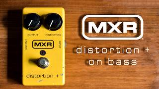 Video thumbnail for MXR distortion + on BASS by About Knob