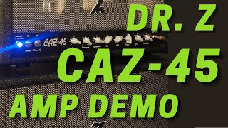 Video thumbnail for Dr. Z CAZ-45 guitar amplifier head and cabinet demo. by Austin Guitar House