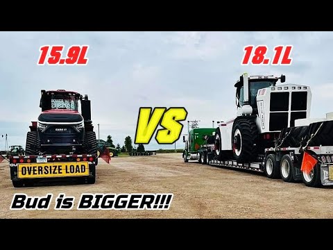 Case 715 QT VS Big BUD 700 - First SIDE by SIDE Comparison on youtube!!! Which is the KING of power?