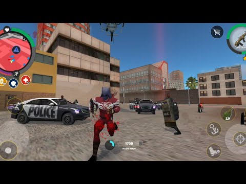 Rope Hero: Mafia City Wars | Android/IOS GamePlay FHD | WAR WITH THE POLICE