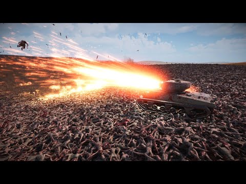 FULLAUTO TANK vs 3 MILLION ZOMBIES UEBS 2 Ultimate Epic Battle Simulator 2