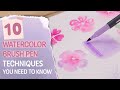 10 Essential BRUSH PEN Techniques STAEDTLER Art Class