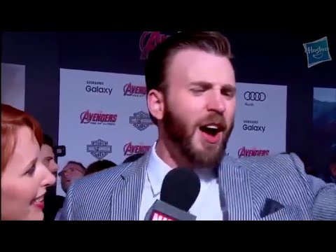Chris Evans being drunk at the ‘Avengers: Age Of Ultron' premiere