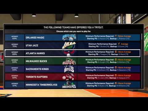 NBA 2K15 MyCareer PS4 #2 - Tryouts!