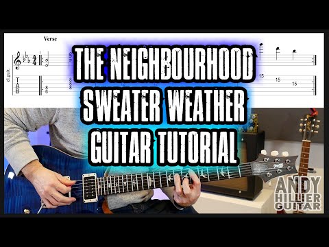 How to play The Neighbourhood - Sweater Weather Guitar Tutorial