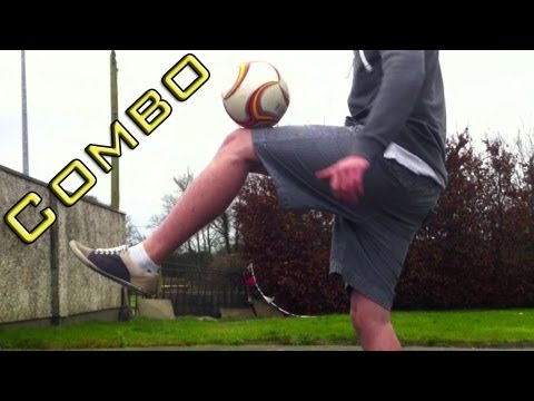 Knee Stall - Dislocated Knee - Neck Stall Combo (Tutorial) :: Freestyle Football / Soccer