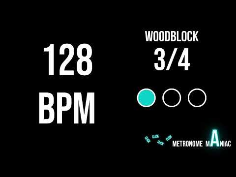 3/4 Metronome 128 BPM