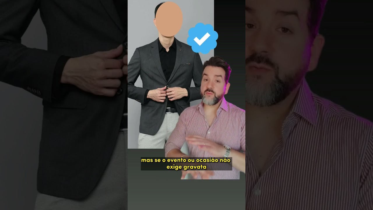 Use CAMISA BRANCA com Terno e Gravata e NÃO USE CAMISA Preta.