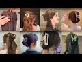 How To Put Your Hair Up In A Claw Clip💖Easy Claw Clip Half Up hairstyle