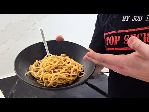 How to Make Authentic Italian Pasta Carbonara – No Cream! (Slav Style) with Boris