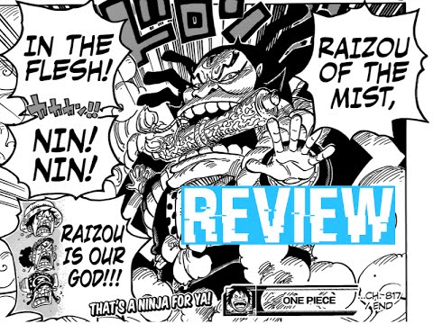 One Piece Manga Chapter 817 Review ワンピース - Ninjutsu!! Lord Mononosuke???