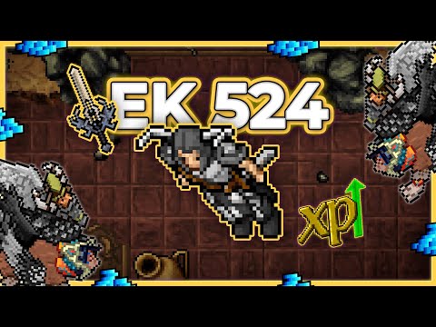 EK 524 Hunt Solo Kilmaresh Catacombs 17kk/h (225% + Prey) - Tibia Hunt [13.00] #tibia #tibiahunt