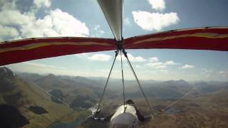 preview picture of video 'Flight from Ben Lawers to Crianlarich 3 May 2011'