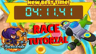 BTD6 Race Mobile Friendly Tutorial | SPLISH SPLASH | Slow Guide