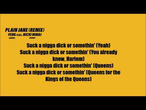 A$AP Ferg - Plain Jane ft  Nicki Minaj [Lyrics] REMIX