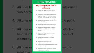 Physical properties of alkanes | hydrocarbons | organic chemistry