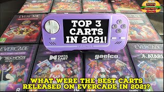 Top 3 Carts on Evercade in 2021! What were the best 3 carts released in 2021?