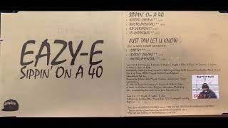 Eazy-E (JUST TAH LET U KNOW - DJ U-Neeks Phat Sac Remix)(DIRTY) Import CD Bone Thugs-N-Harmony