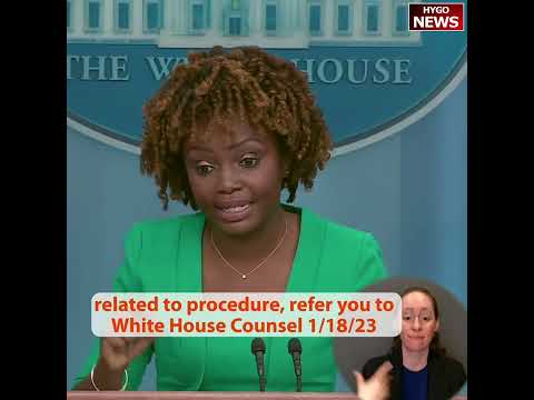 Q: related to procedure A: refer you to White House Counsel