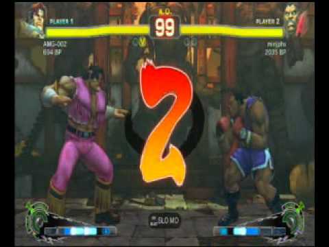 Super Street Fighter 4--Rank Match Exhibition- PSN
