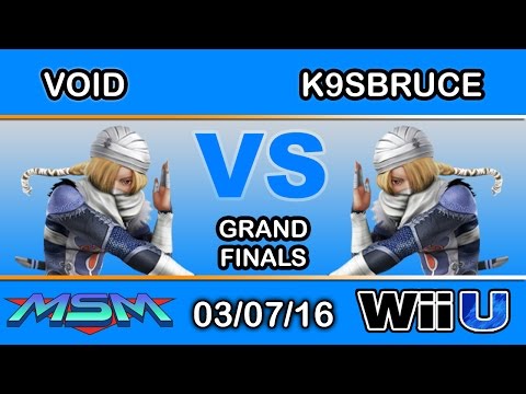 MSM 40 - 2GG | VoiD (Sheik) Vs. NIPS | K9sBruce (Sheik) Grand Finals - Smash Wii U