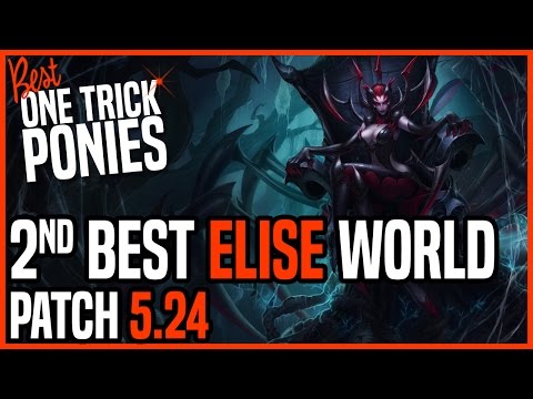Best Elise Jungle OTP - Ranked Challenger KR Patch 5.24 - 12/11/15