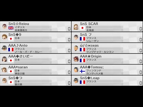 MK8交流戦 SnS vs AAA　16.2.19.21