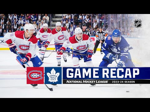 Canadiens @ Maple Leafs 10/11 | NHL Highlights 2023