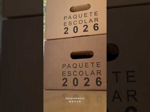 Paquetes escolares llegan a San Miguel Centro