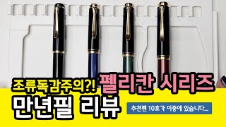 42. 펠리칸 시리즈 만년필 리뷰 _P200, M400, M600, M800 비교