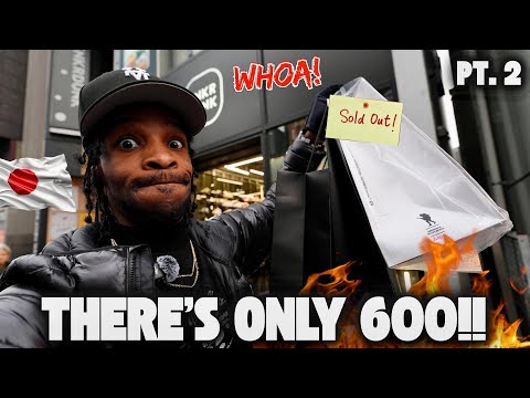 THEY ONLY MADE 600 PAIRS & I WAS ABLE TO GRAB ONE WHILE OUT IN TOKYO! JAY IN JAPAN PT.  2