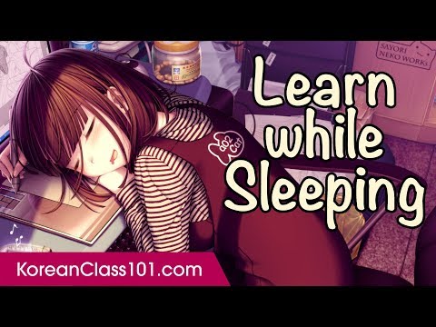 Learn Korean While Sleeping 8 Hours - Must Know Sleeping Home Interior Phrases